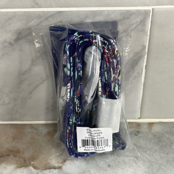 Vera Bradley Harry Potter FORBIDDEN FOREST Wide 1" Lanyard RETIRED RARE NEW - Picture 9 of 11